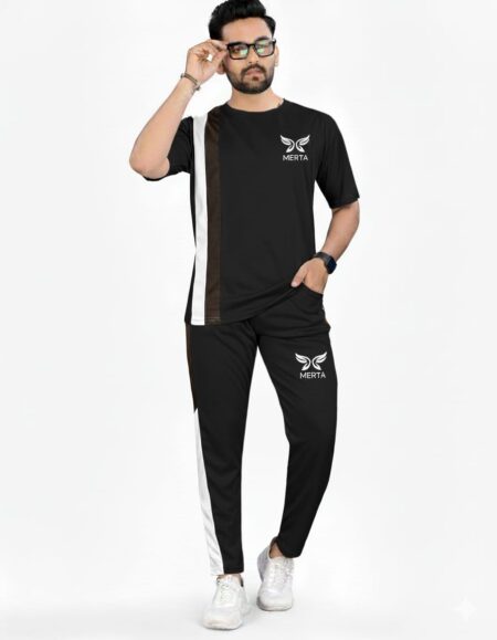 Merta Tracksuit Black