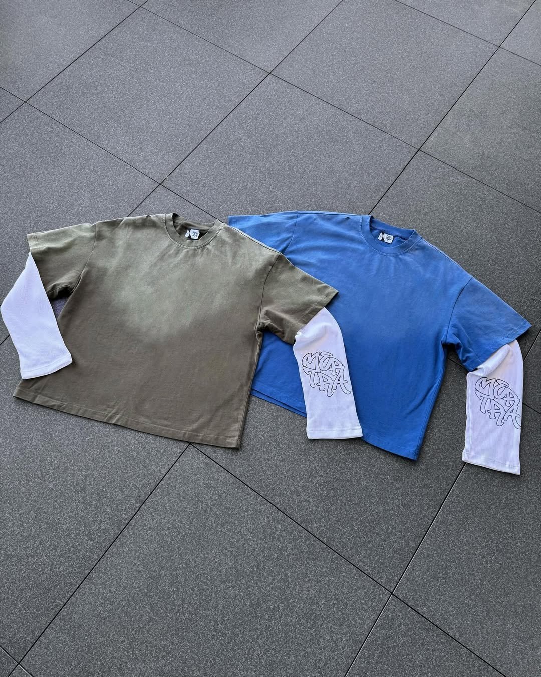 470310008_3890837327852322_4224780397601586823_n.jpg Mertra Sweatshirt Set Green & Blue - Image 1