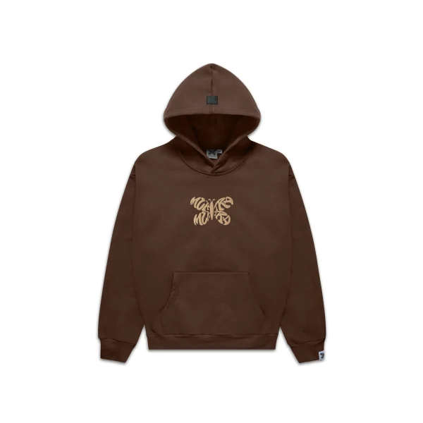 productphotolattefront-600x600-1.webp Mertra Brown Hoodie - Image 1